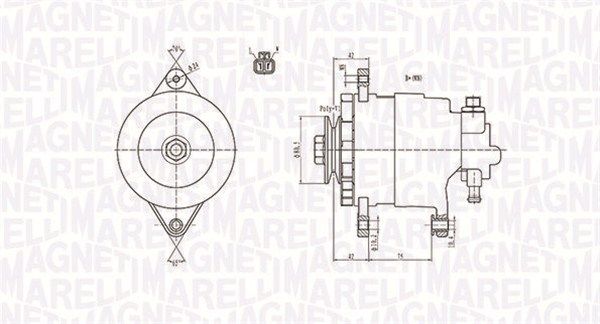 MAGNETI MARELLI Ģenerators 063731172010